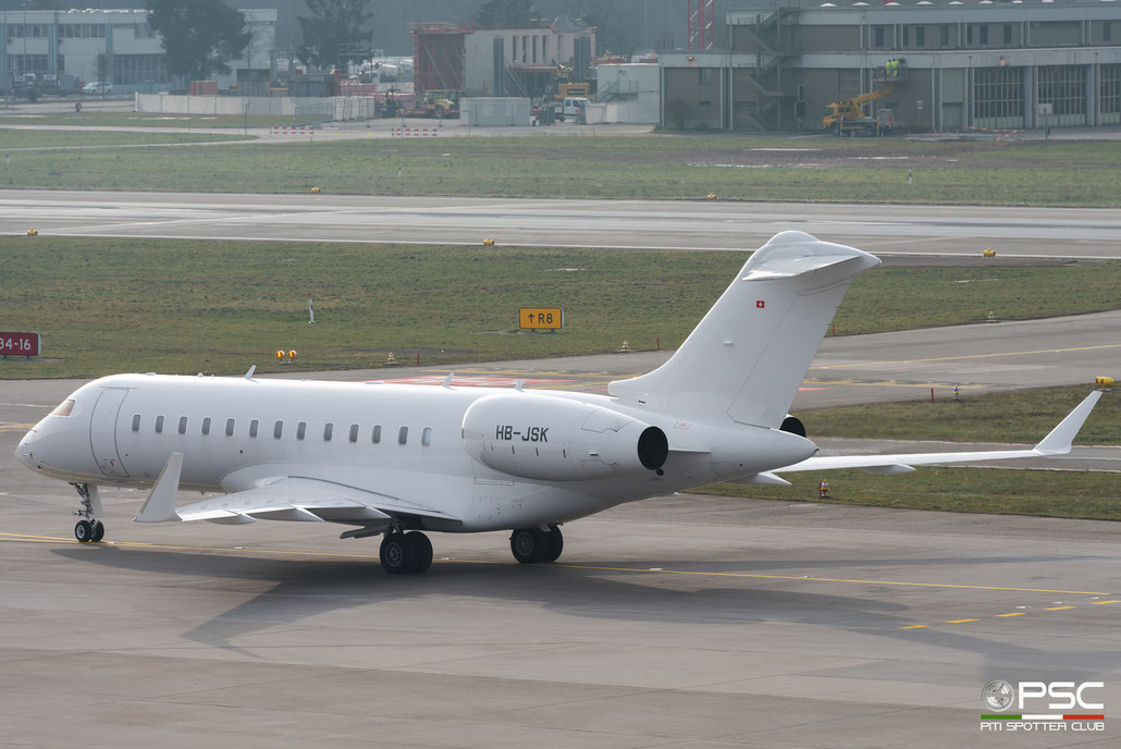 HB-JSK  Global 6000  9805  ExecuJet Europe  @ Zurich 2019 © Piti Spotter Club Verona 