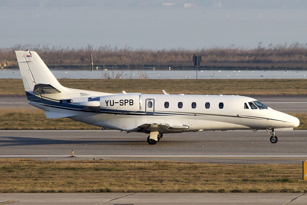 YU-SPB Ce560XLS 560-5807 Prince Aviation @ Venezia Airport 08.02.2015 © Piti Spotter Club Verona