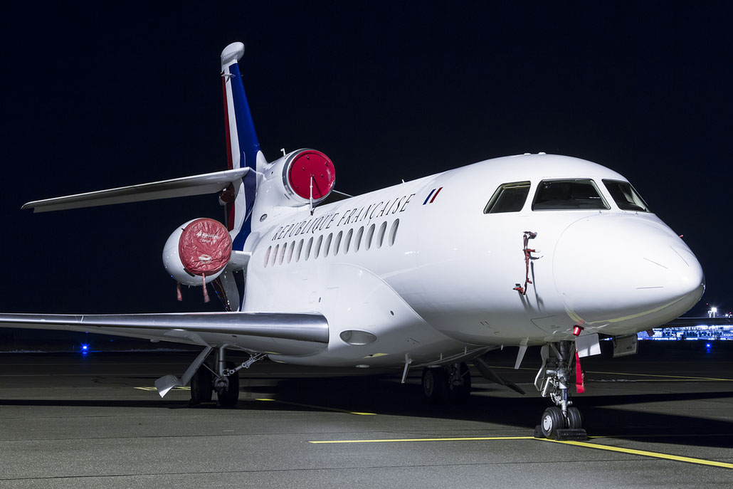 F-RAFD Falcon 2000LX 237 Armée de l'Air - French Air Force @ Zurich Airport 20.02.2016 © Piti Spotter Club Verona