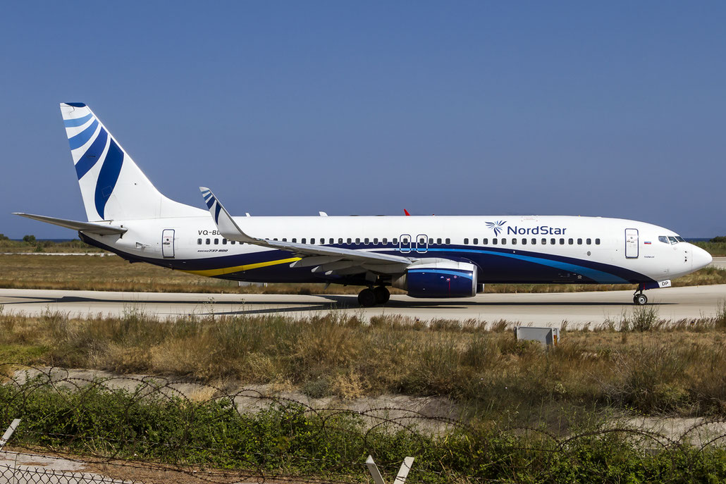 VQ-BDP B737-8Q8 28221/226 NordStar Airlines @ Rhodes Airport 05.07.2015 © Piti Spotter Club Verona
