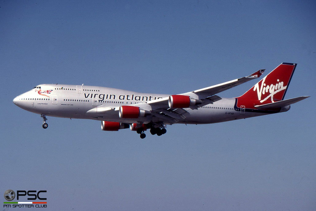 G-VFAB B747-4Q8 24958/1028 Virgin Atlantic Airways © 2018 courtesy of Marco Ceschi - Piti Spotter Club Verona