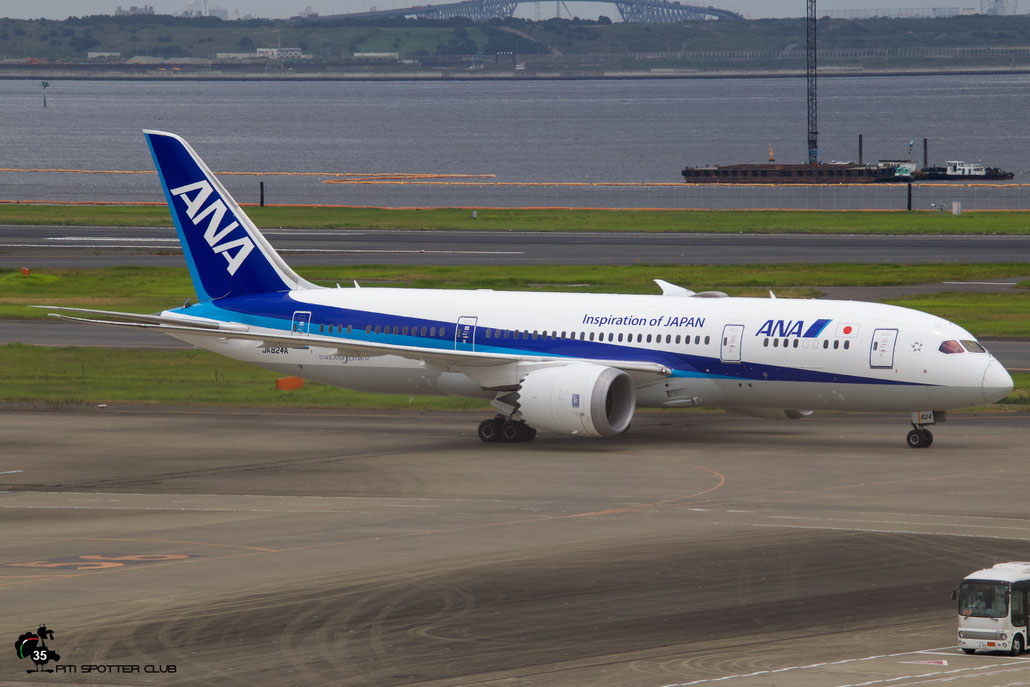 JA824A B787-8 42247/132 ANA - All Nippon Airways @ Tokyo Haneda 07.2023 © Piti Spotter Club Verona
