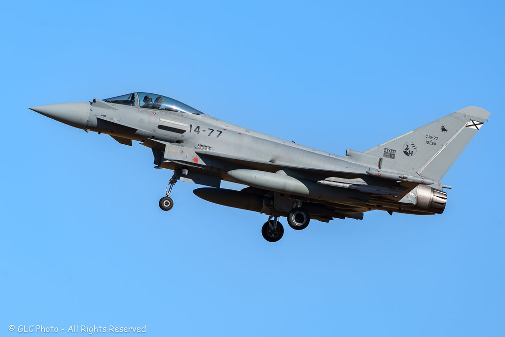 C.16-77 14-77 EF2000 SS058 Ala 14 Active @ Tiger Meet 2025 - Beja -  08 2025 © Archivio Piti Spotter Club Verona