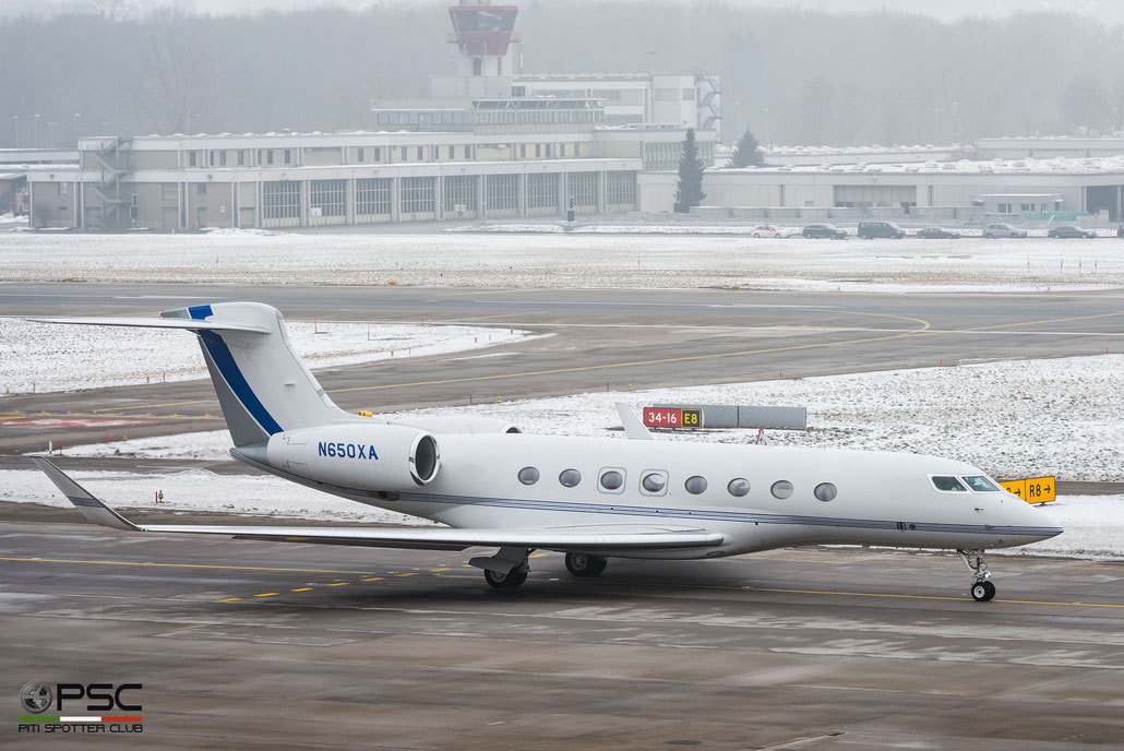 N650XA G650ER 6201 Saudi ARAMCO Aviation @ Zurich Airport 21.01.2017 © Piti Spotter Club Verona