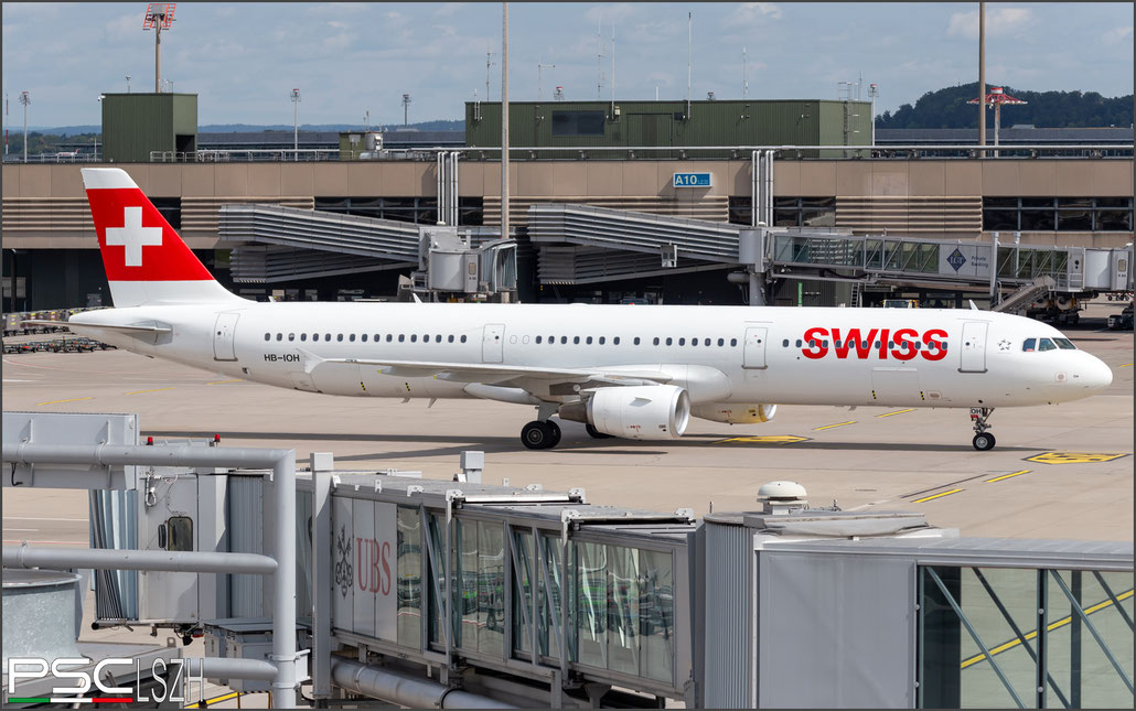 HB-IOH A321-111 664 Swiss @ Zurich 07.2023 © Piti Spotter Club Verona