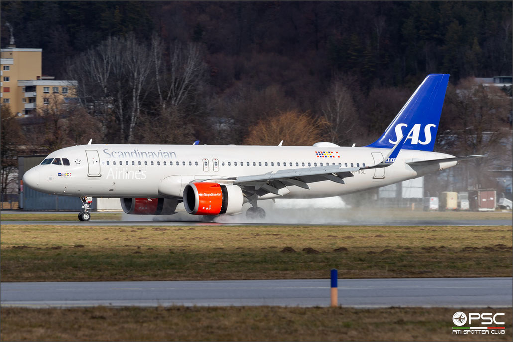 LN-RGL A320-251N 7290 SAS Scandinavian Airlines - Scandinavian Airlines System @ Milano Linate 04.2023 © Piti Spotter Club Verona