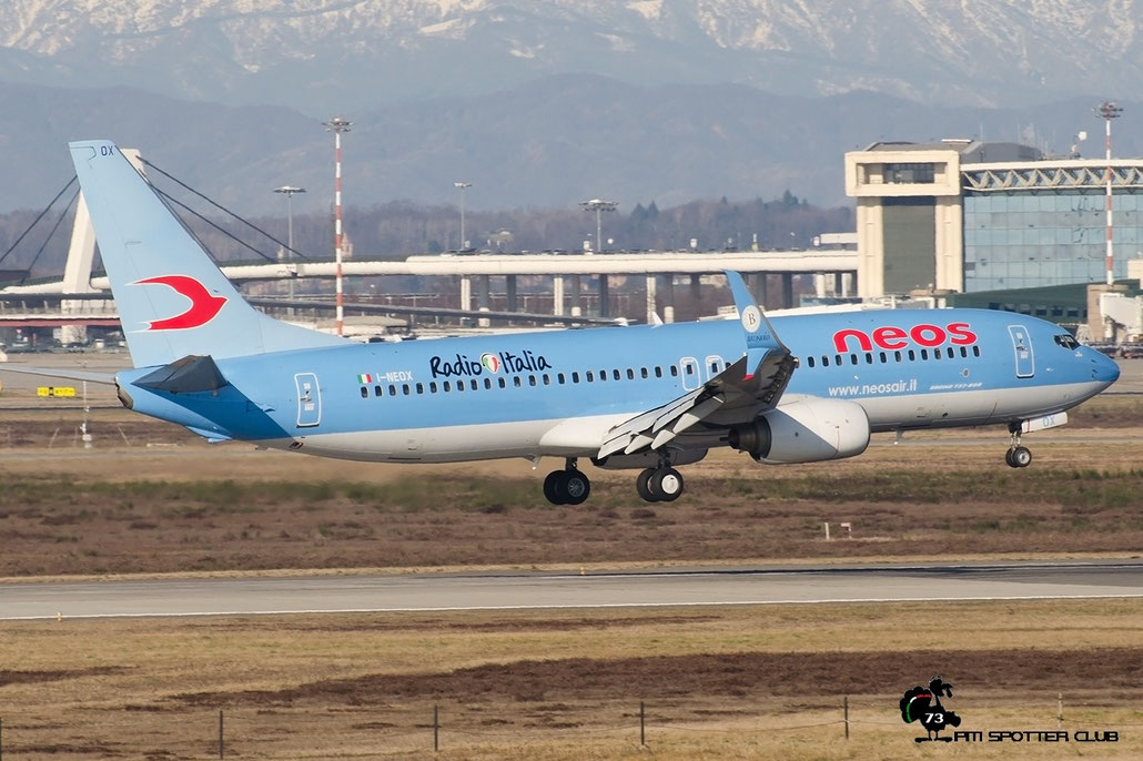 I-NEOX B737-86N 33677/1486 Neos @ Milano Malpensa Airport 20.02.2016 © Piti Spotter Club Verona
