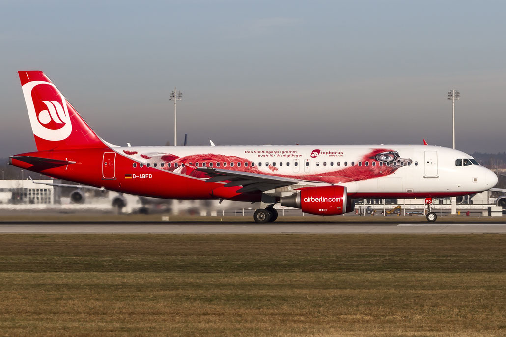 D-ABFO A320-214 4565 Air Berlin @ Munich Airport 28.12.2015 © Piti Spotter Club Verona