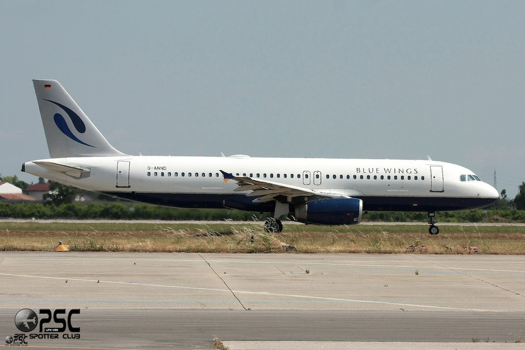 D-ANND A320-232 1546 Blue Wings