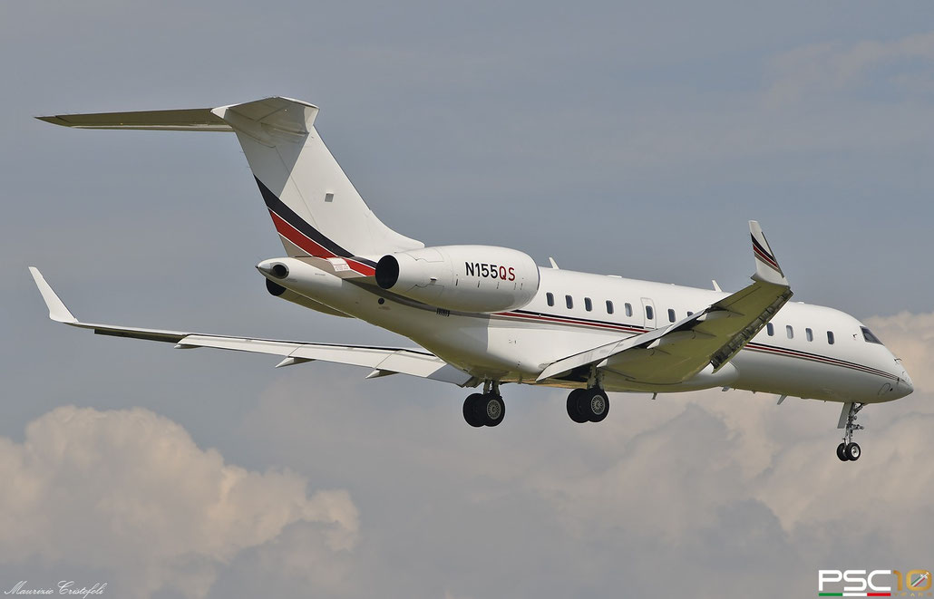 N155QS  Global 6000  9832  NetJets  @ Aeroporto di Verona  05 2022 © Piti Spotter Club Verona