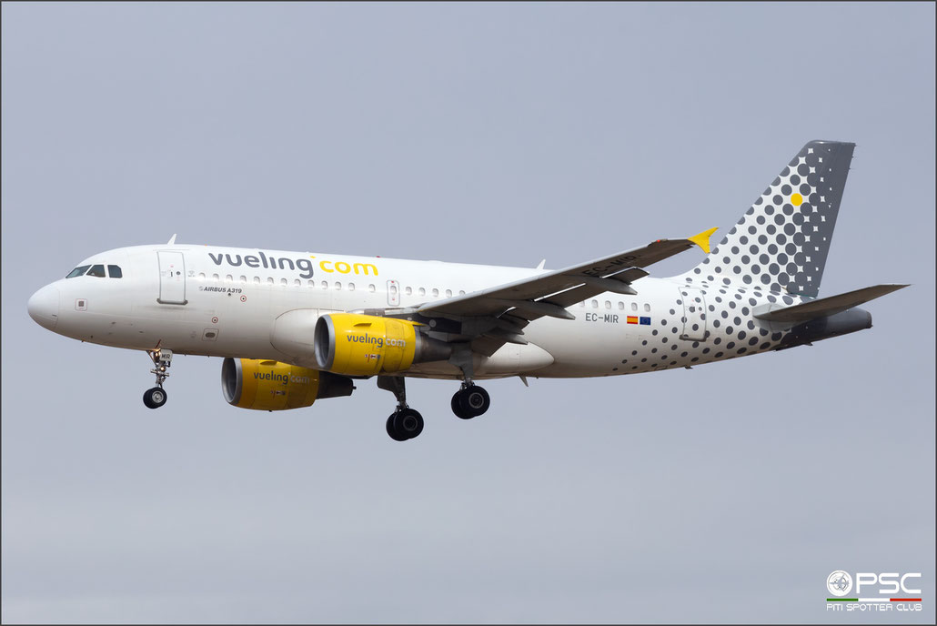 EC-MIR A319-112 3377 Vueling Airlines @ Barcelona 04.2023 © Piti Spotter Club Verona