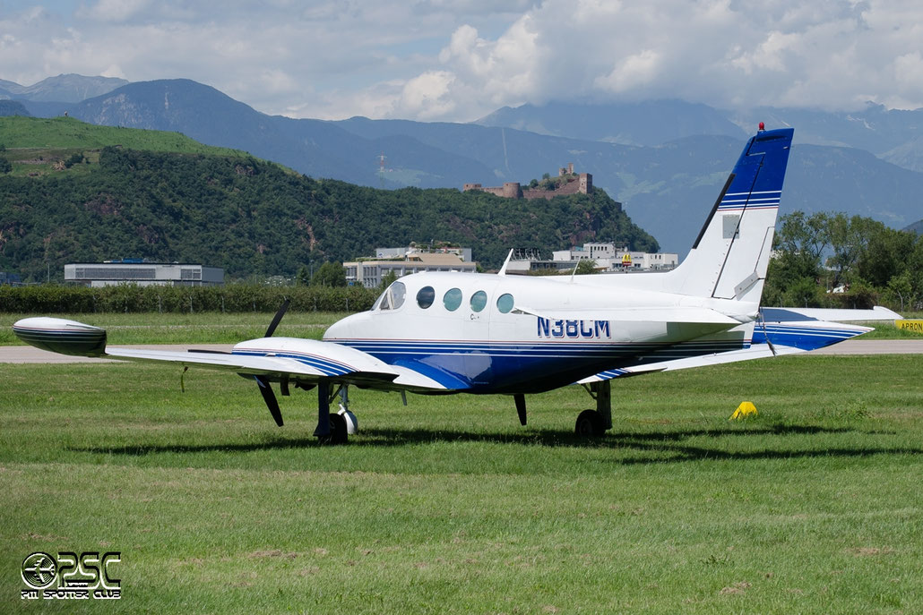 N38CM Cessna 340A C340 340A0901 EICHHORN ROBER @ Aeroporto di Bolzano © Piti Spotter Club Verona