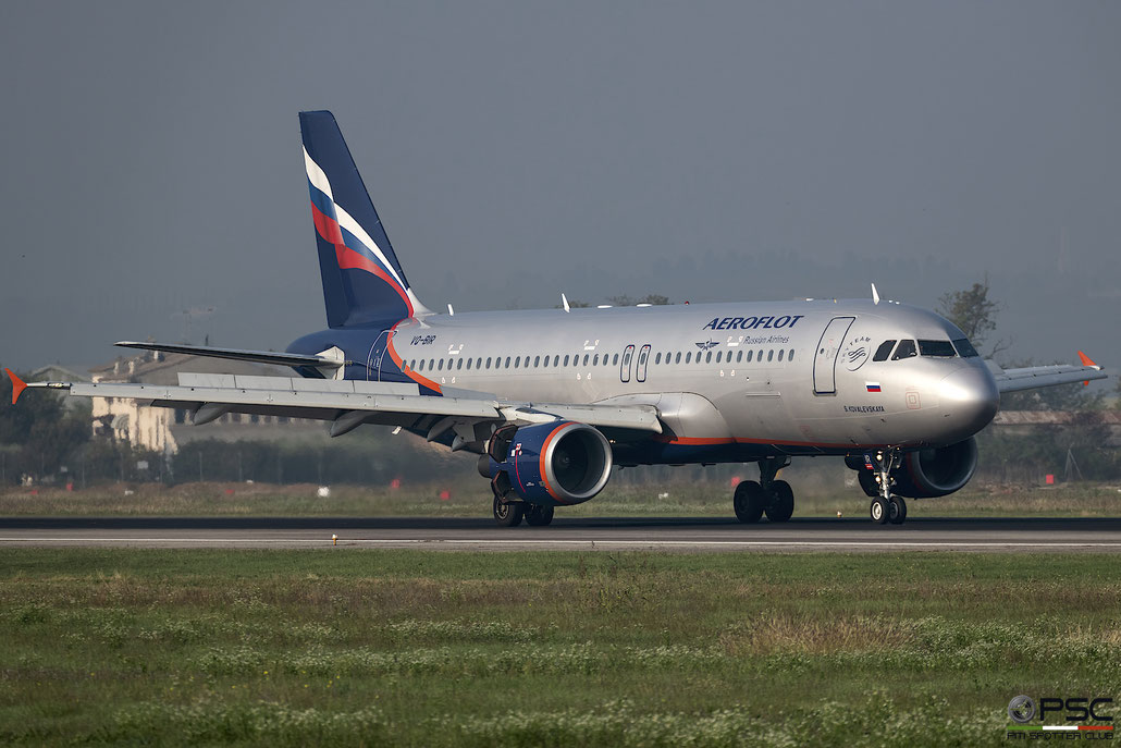 VQ-BIR A320-214 4625 Aeroflot @ Aeroporto di Verona 10.2018  © Piti Spotter Club Verona