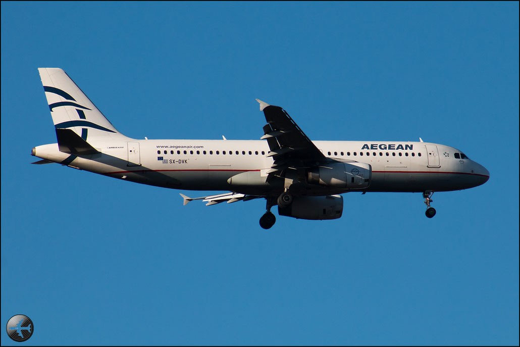 SX-DVK A320-232 3392 Aegean Airlines @ Milano Malpensa Airport 31.01.2015 © Piti Spotter Club Verona