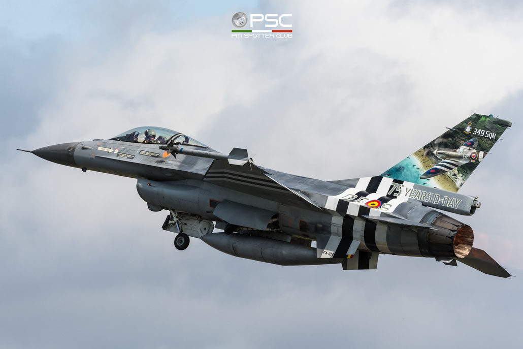 FA124   F-16AM  6H-124  10w © Piti Spotter Club Verona 