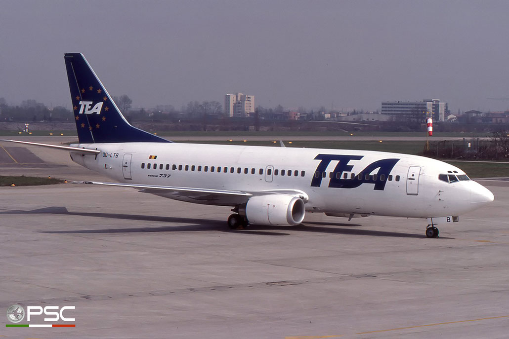 OO-LTB B737-3M8 24021/1630 TEA - Trans European Airways © 2017 courtesy of Marco Ceschi - Piti Spotter Club Verona