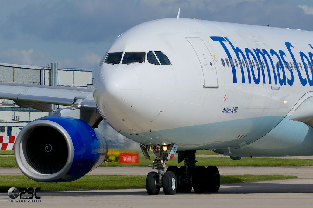 G-MDBD A330-243 266 Thomas Cook Airlines @ Manchester Airport 13.05.2014 © Piti Spotter Club Verona