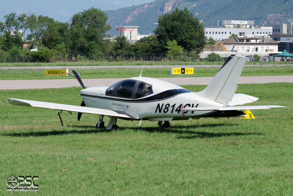 N814CV SOCATA TB20 TB20 2137 VANCO INGENIERIE INC TRUSTEE @ Aeroporto di Bolzano © Piti Spotter Club Verona
