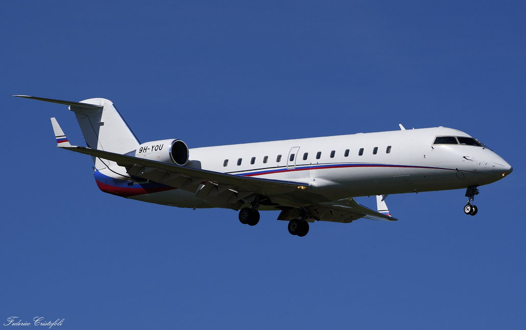 9H-YOU  CL-850  8085  Air X Charter @ Aeroporto di Verona  09 2022 © Piti Spotter Club Verona