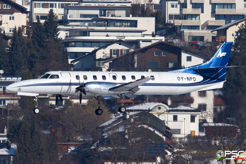 OY-NPD SA227DC DC-865B North Flying @ Innsbruck Airport 27.01.2018 © Piti Spotter Club Verona