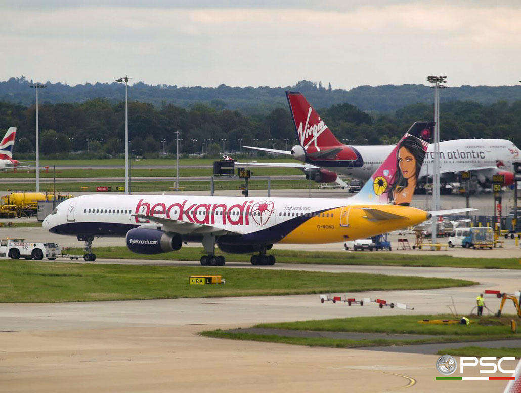 G-MOND B757-2T7 22960/19 Monarch Airlines @ London Gatwick Airport 31.08.2007 © Piti Spotter Club Verona