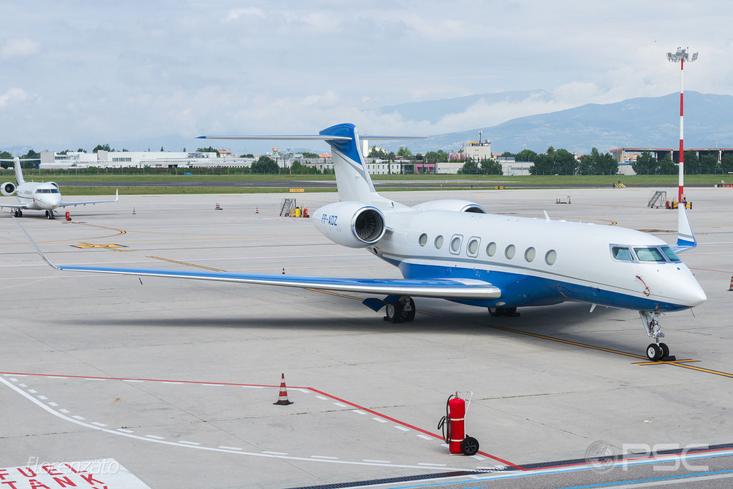 PP-ADZ G650ER 6190 PAIC Participacoes Ltda. @ Aeroporto di Verona 06.2017  © Piti Spotter Club Verona