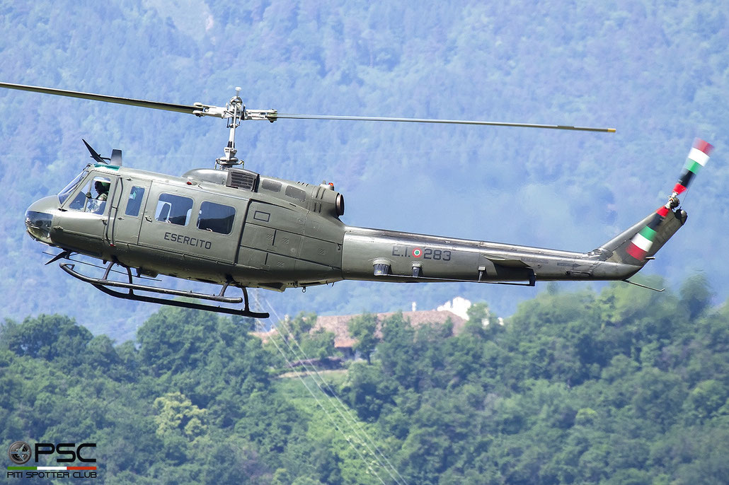 MM80535 E.I.283 AB205A-1 (ESC-3) 4132 1° Gruppo Sqd AVES @ Bolzano 08.2023 © Piti Spotter Club Verona
