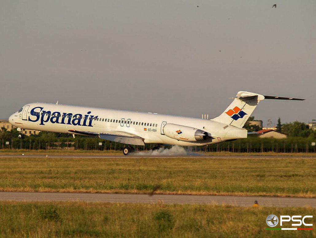 EC-GGV MD-83 49791/1644 Spanair @ Aeroporto di Verona 07.07.2007  © Piti Spotter Club Verona