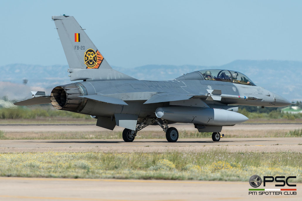 FB20   F-16BM  6J-20  10w © Piti Spotter Club Verona 