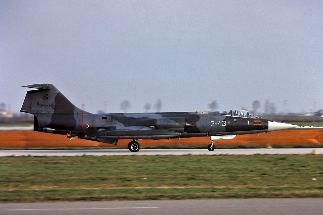 Gli F-104 del Terzo Stormo: 3-43 -  @ Aeroporto di Verona   © Piti Spotter Club Verona
