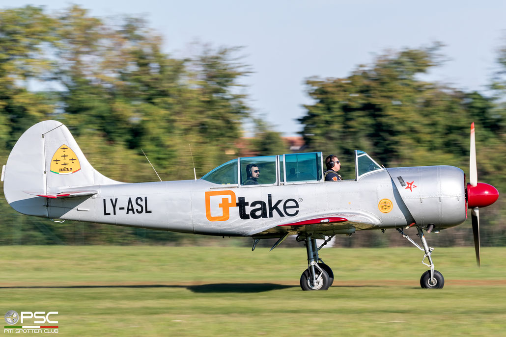 LY-ASL Yakitalia Yakovlev Yak-52  © Piti Spotter Club Verona 