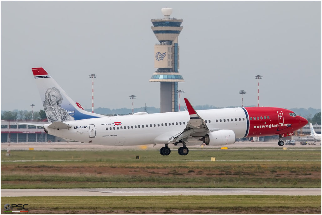 LN-NHA B737-8JP 41129/5069 Norwegian @ Milano Malpensa Airport 18.05.2016 © Piti Spotter Club Verona