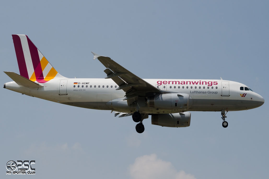 D-AGWF A319-132 3172 Germanwings @ Aeroporto di Verona © Piti Spotter Club Verona