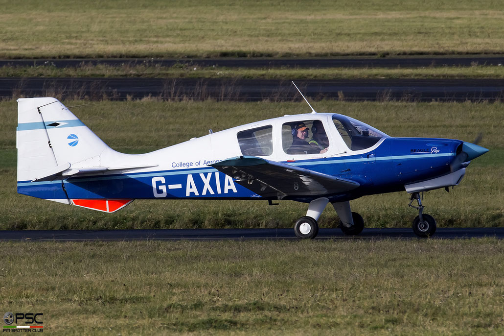 G-AXIA Beagle B.121 Pup 100 (Srs.1) Private @ Gloucester 11 2017 © Piti Spotter Club Verona