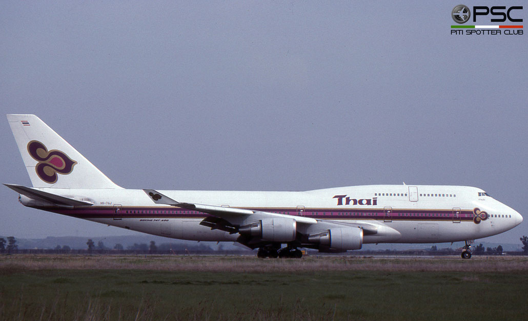 HS-TGJ B747-4D7 24459/777 Thai Airways International © 2018 courtesy of Marco Ceschi - Piti Spotter Club Verona