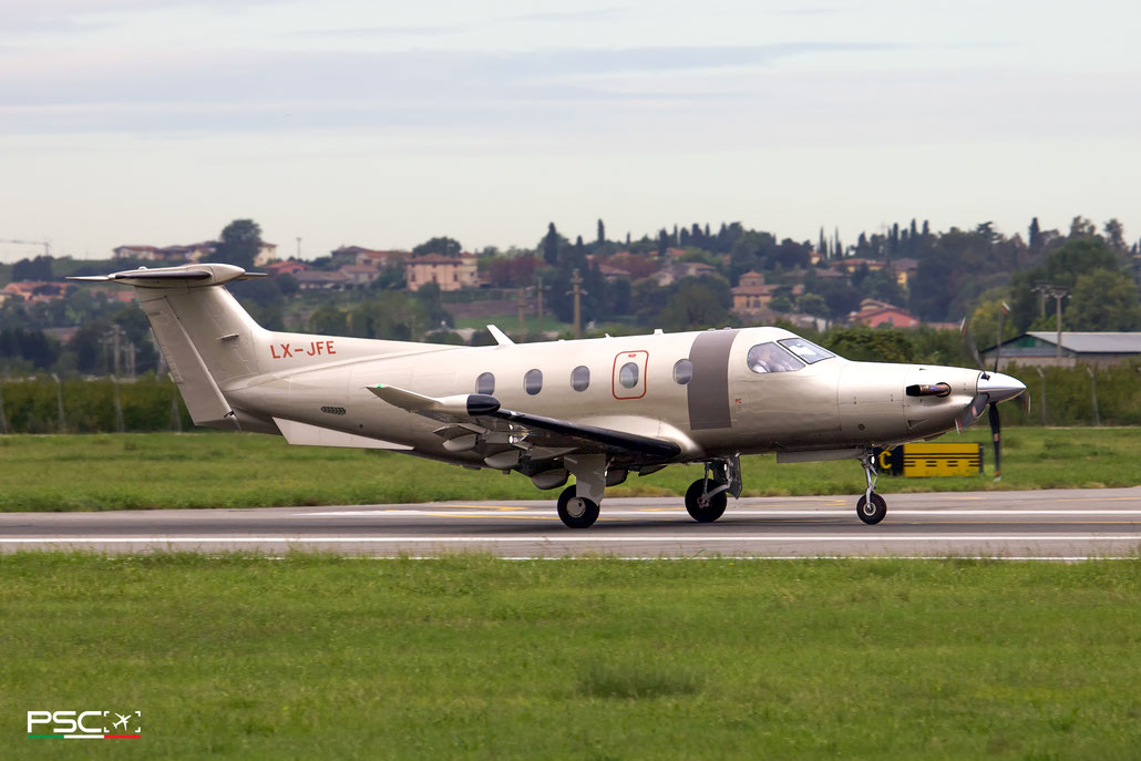 LX-JFE PC-12/47E 1789 Jetfly Aviation @ Verona 09 2024 © Piti Spotter Club Verona