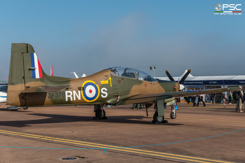 ZF378  RN-S  Tucano T1  S121/T92  Linton-on-Ouse © Piti Spotter Club Verona 