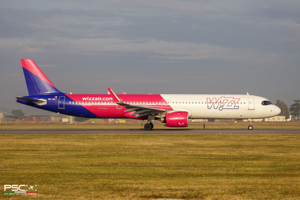 9H-WAY Airbus A321-271NX 11233  PW1133G-JM  Wizz Air Malta>Wizz Air 2022  @ Verona Villafranca 01 2026 © Piti Spotter Club Verona