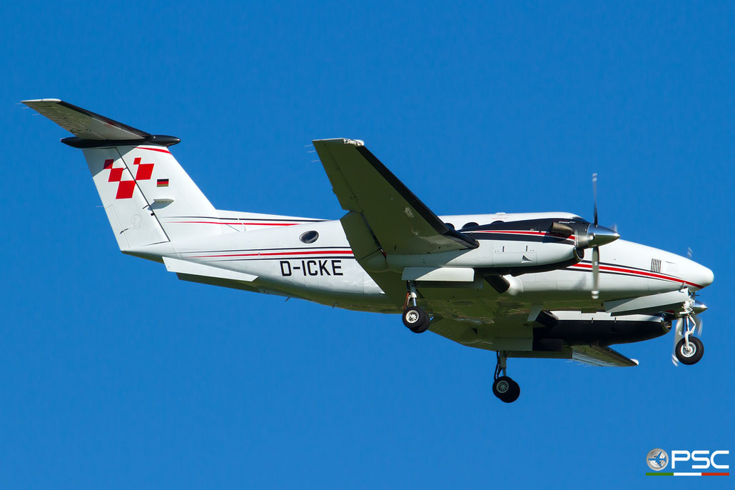 D-ICKE Beech B200GT BY-96 Dachser GmbH @ Aeroporto di Verona 18.07.2017 © Piti Spotter Club Verona