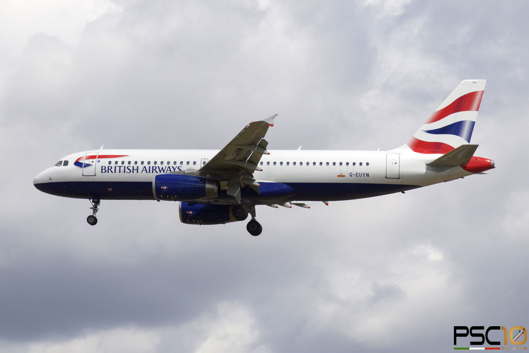 G-EUYN  A320-232  4975  British Airways  @ London Heathrow ©  2022 Piti Spotter Club Verona