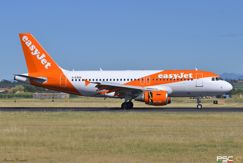 G-EZDX  A319-111  3754  easyJet  @ Aeroporto di Verona  07 2022 © Piti Spotter Club Verona