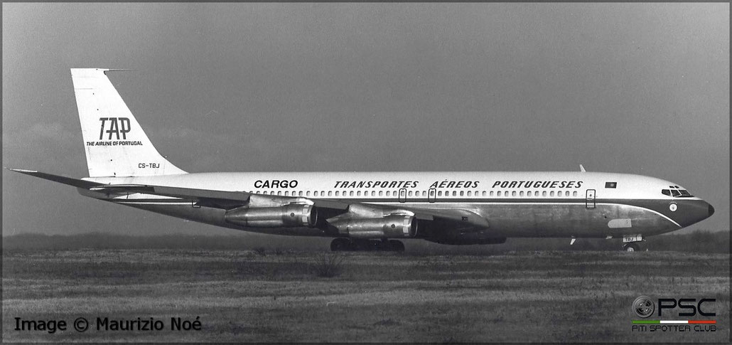 CS-TBJ Boeing 707-373  19179 500 JT3D-3B  TAP 1966  © collezione Maurizio Noè p.g.c. - Piti Spotter Club Verona
