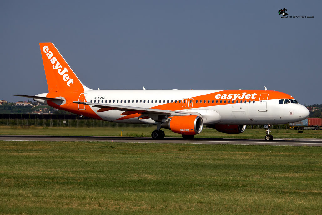 G-EZWC Airbus A320-214 5236  cfm56-5B4  easyJet 2012 @ Aeroporto di Verona 08 2024 © Piti Spotter Club Verona