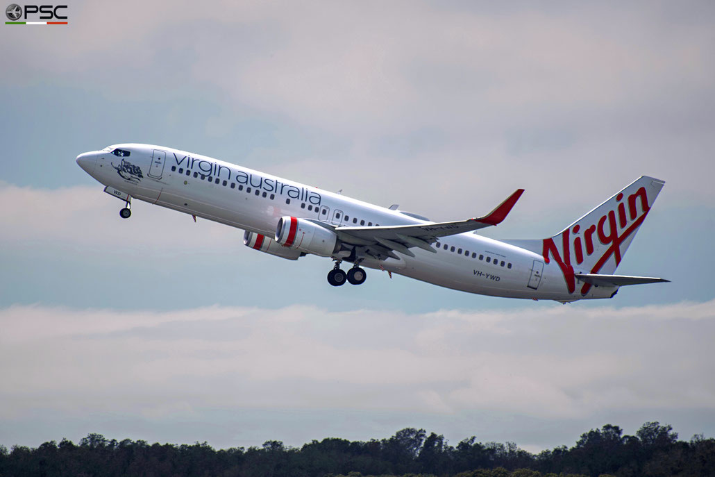 VH-YWD B737-800 41020/6664 Virgin Australia @ Brisbane Airport - 11/2023 - per gentile concessione di Maurizio Martinelli  ©  Piti Spotter Club Verona