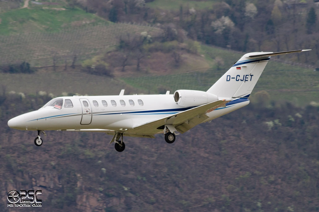 D-CJET Ce525B 525B-0349 Air Hamburg @ Aeroporto di Bolzano © Piti Spotter Club Verona