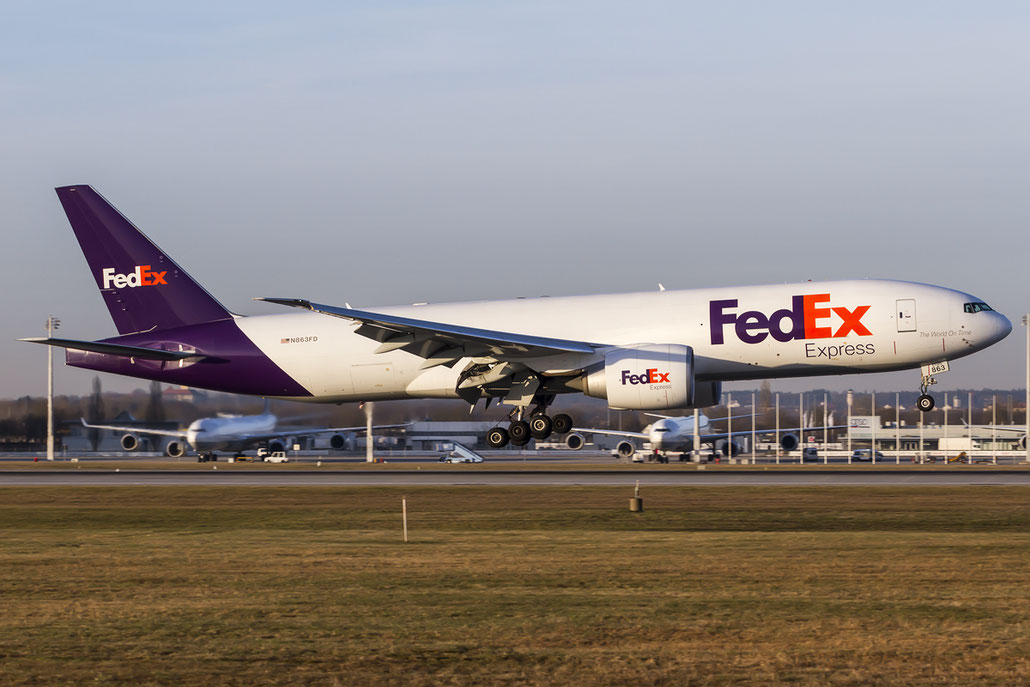 N863FD B777-FS2 37734/998 FedEx Express - Federal Express @ München Airport 28.12.2015 © Piti Spotter Club Verona
