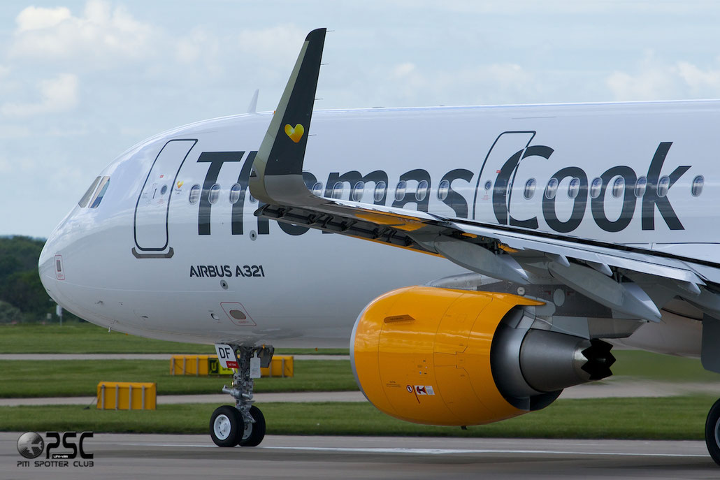 G-TCDF A321-211 6114 Thomas Cook Airlines @ Manchester Airport 13.05.2014 © Piti Spotter Club Verona