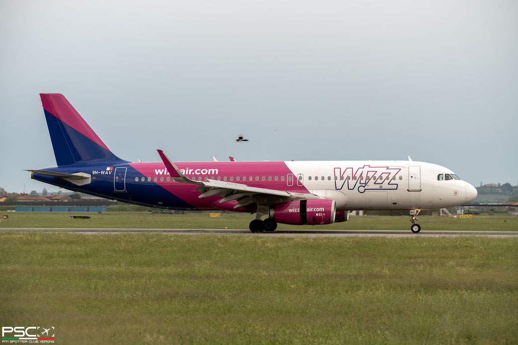 9H-WAV Airbus A320-232 8151  V2527-A5  Wizz Air Malta>Wizz Air 2018  @ Verona Villafranca 04 2026 © Piti Spotter Club Verona