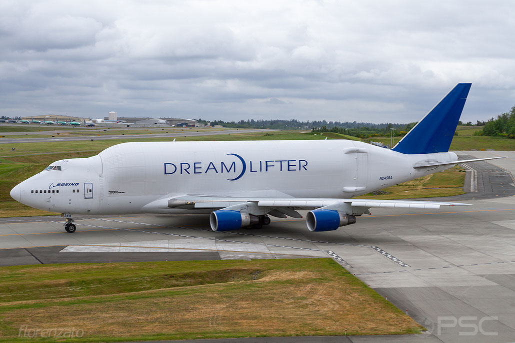 N249BA B747-409LCF 24309/766 Atlas Air @ Seattle Paine Field 05.2018 © Piti Spotter Club Verona