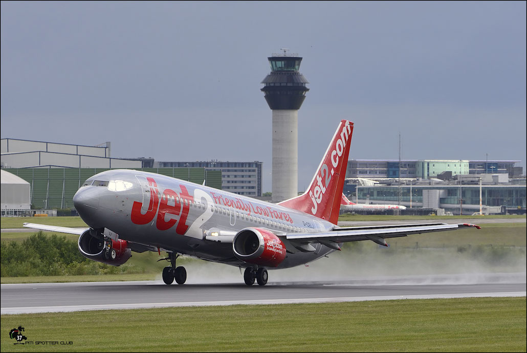 G-CELJ B737-330 23529/1293 Jet2 @ Manchester Airport 21.06.2015 © Piti Spotter Club Verona